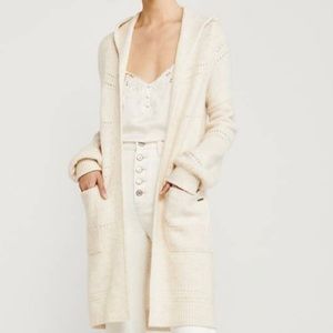 Abercrombie & Fitch Hooded Cardigan Size X Small